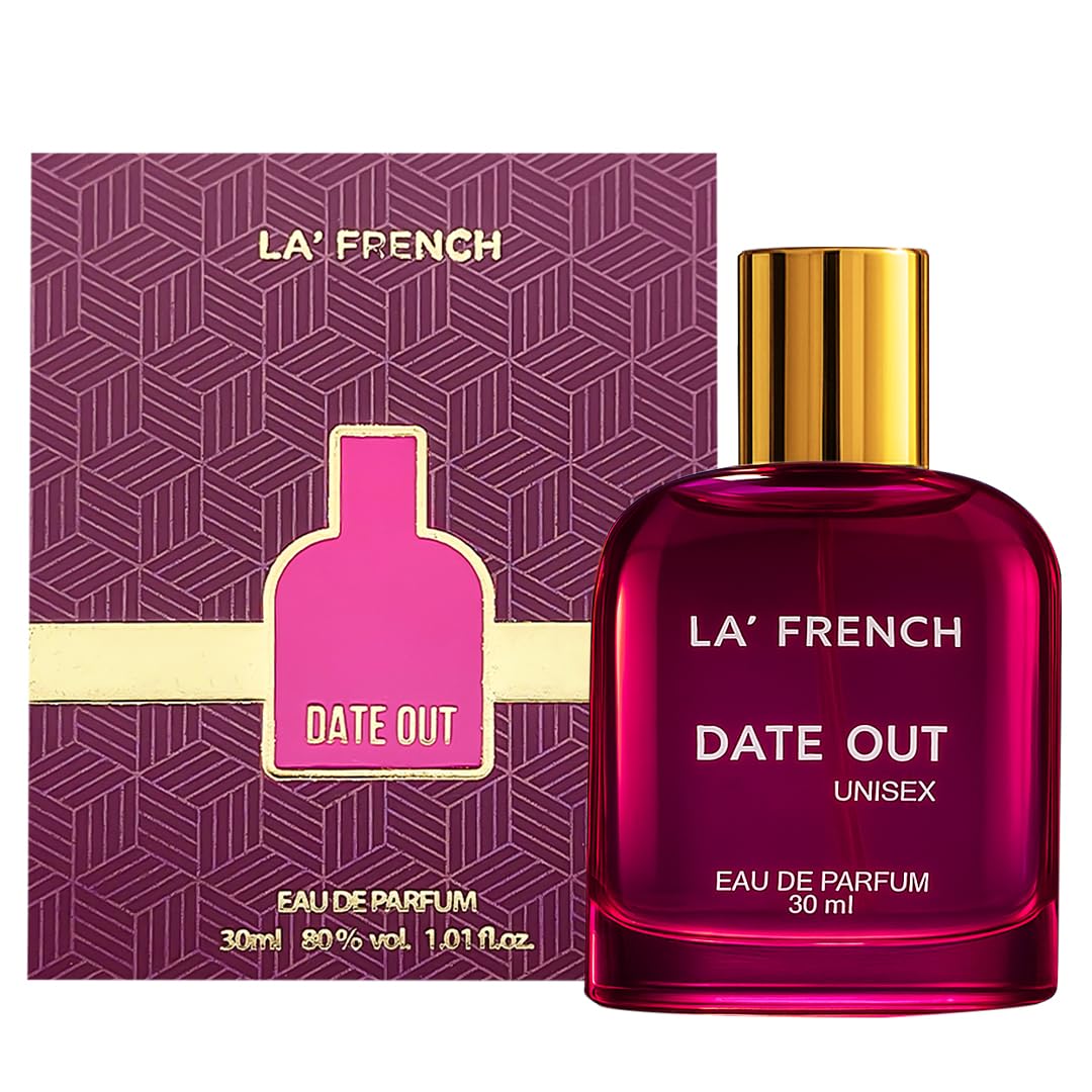 La French Date Out Perfume for Men and Women, Long-Lasting Luxury Fragrance, Ideal Birthday Gift For Men and Women, Best Unisex Perfume with All-Day Scent, luxury perfume for Men (30ML)