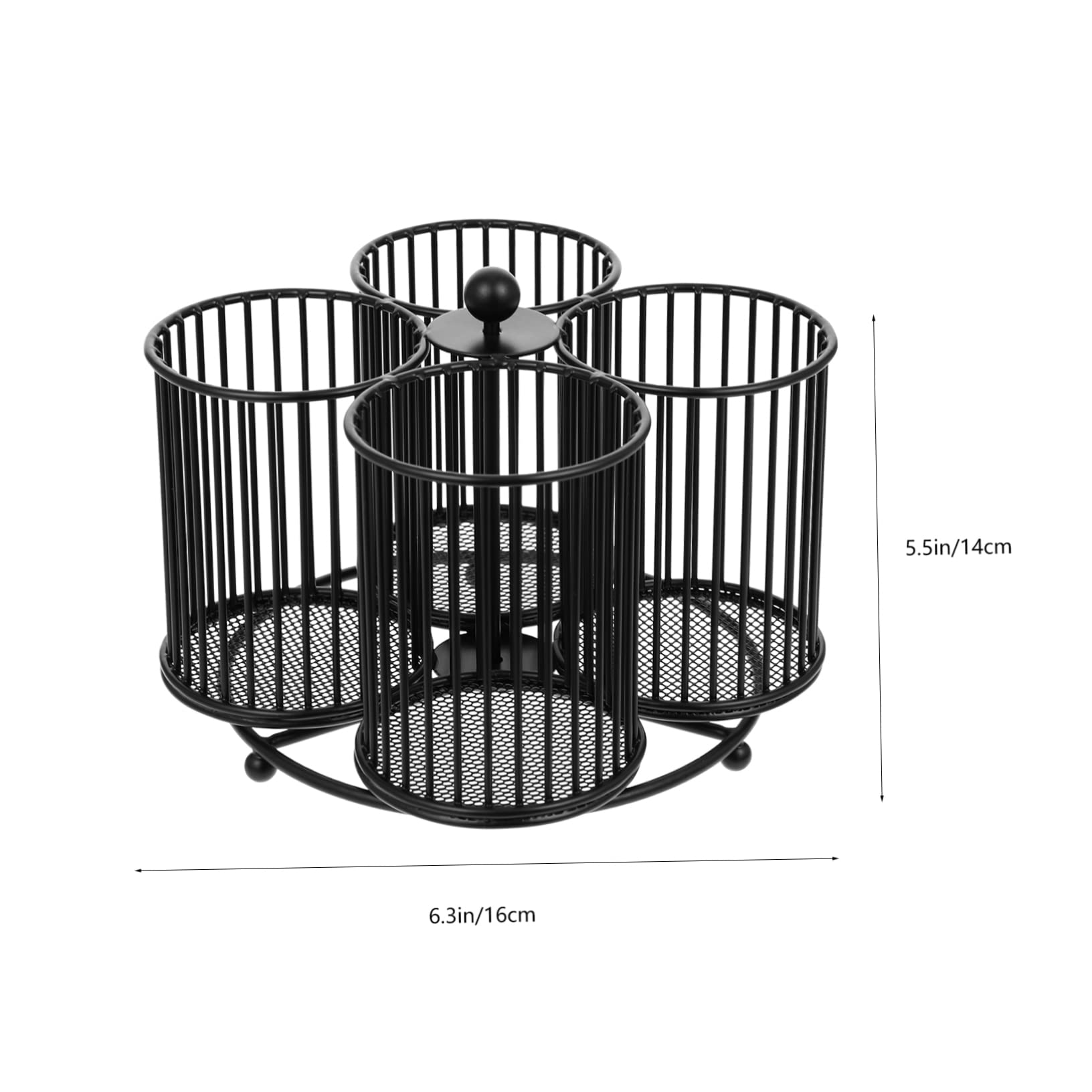 MAGICLULU Drehbarer Stifthalter Aus Metall Für Schreibtische Stiftebecher Mit Organizer-funktion Rutschfester Basis Für Büros Und Arbeitszimmer Make-up-pinselhalter Kompatibel