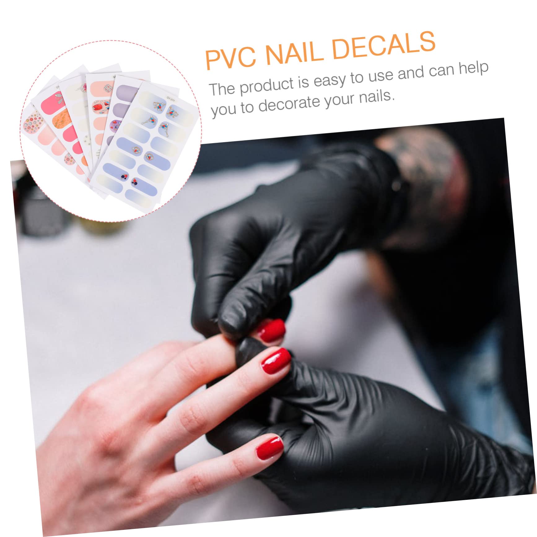Healvian 30fogli Decalcomanie Per Unghie Di Adesivi Per Nail Art Con Design Elegante e Facile Applicazione Accessori Manicure Per Unghie Semipermanenti e Decorazioni Professionali