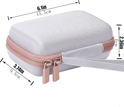 Vista 15 de co2CREA Estuche rígido de repuesto para impresora fotográfica instantánea HP Sprocket portátil de 2 x 3 (funda negra negra)