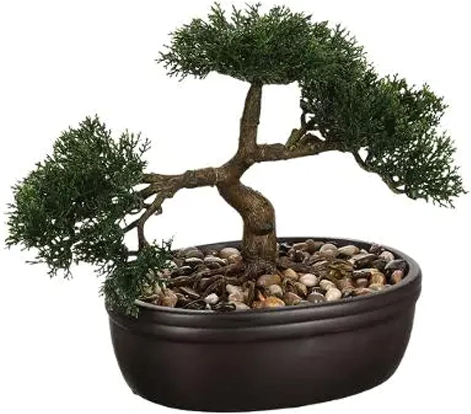 Bonsai artificial en maceta de cerámica H23 - Instinto natural