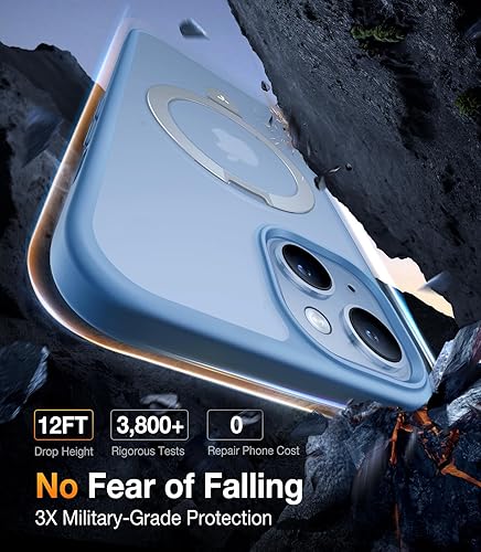 Miniatura 6 de TORRAS Funda magnética a prueba de golpes para iPhone 13iPhone 14, más de 3 veces protección contra caídas de grado mil compatible con MagSafe