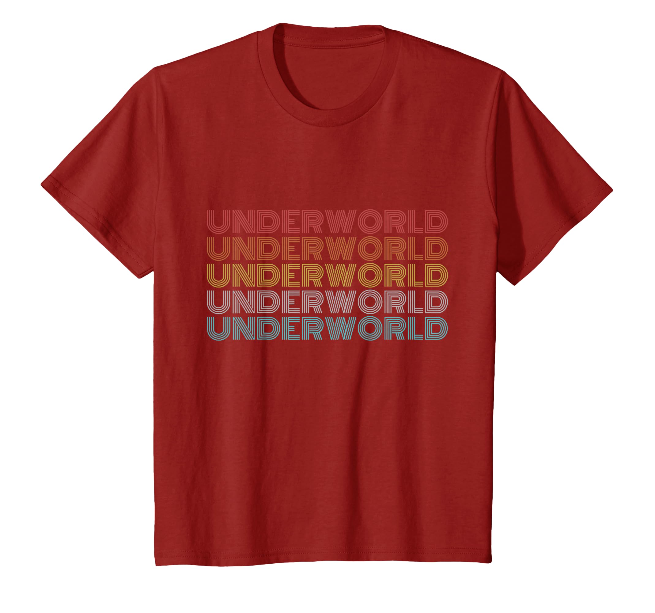 Amazon | レトロ ヴィンテージ アンダーワールド Tシャツ | Tシャツ 