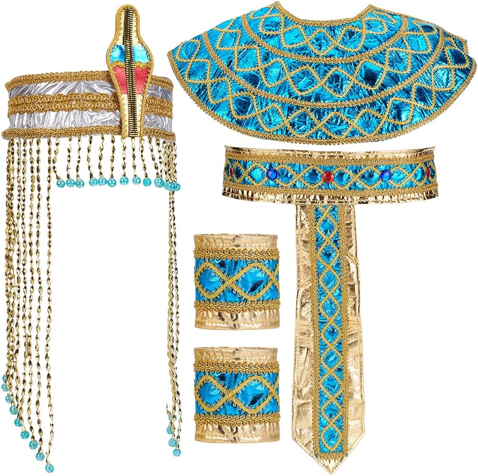 UNICRAFTALE Egyptian Costume Accessories for Women Snake Stretch Headband Headpiece for Halloween Cosplay Jewelry
