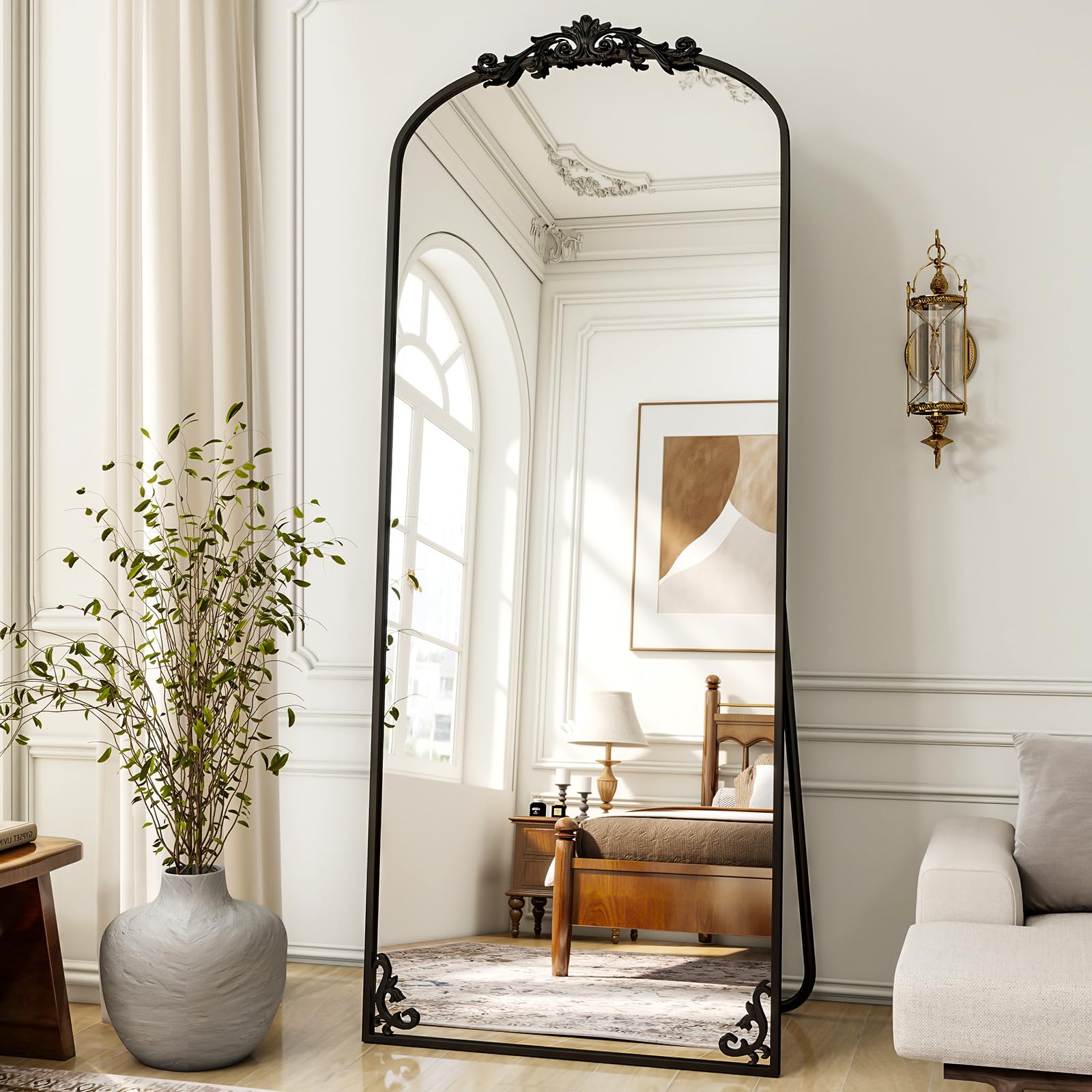 Amazon.com: XRAMFY Arched Full Length Mirror, 71'' x 28'' Vintage