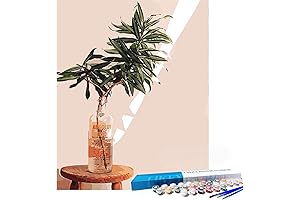 LikeyFactory Paint-by-Number Kit: Unleash Your Inner Artist with Corn Plant Canvas Masterpiece