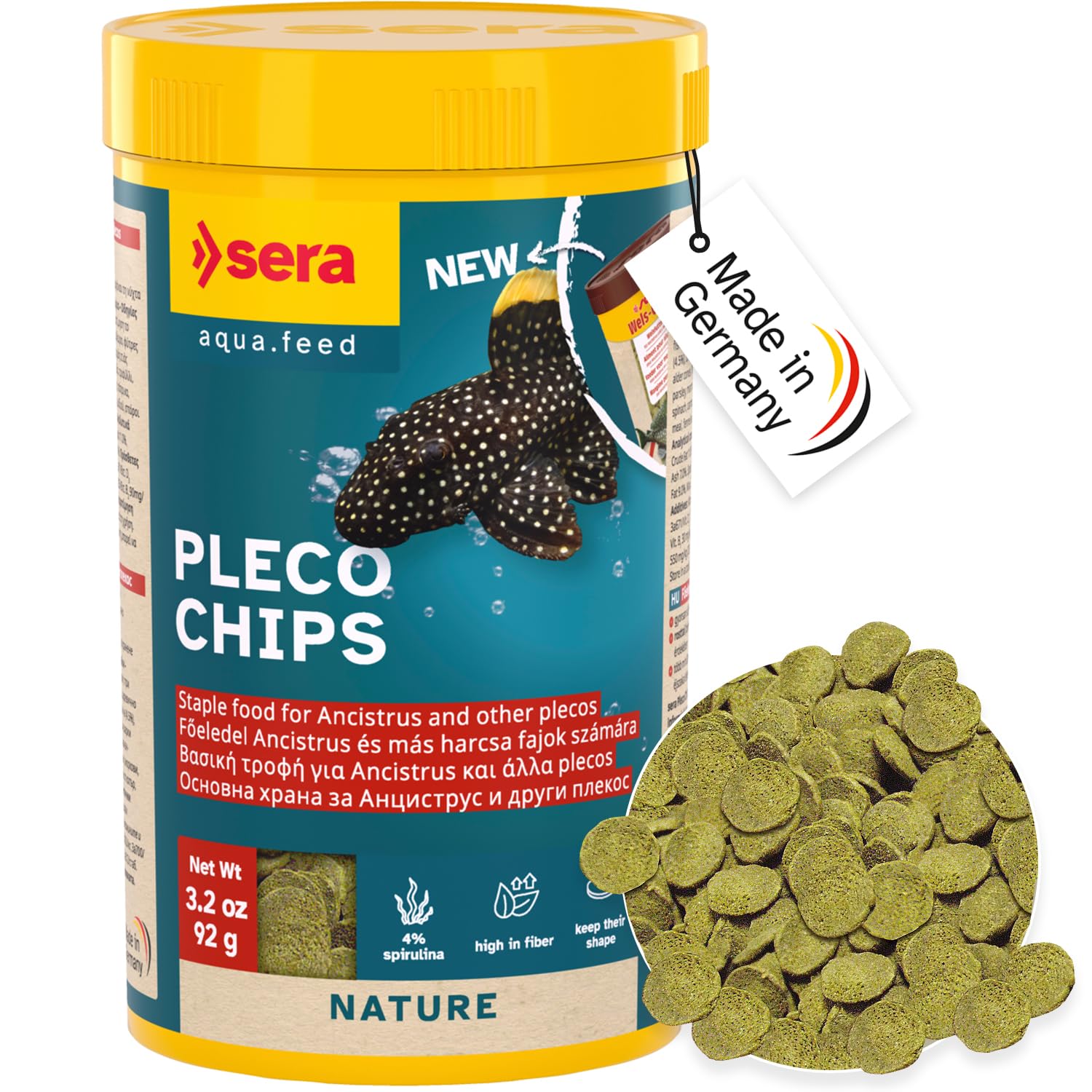 Sera Catfish Chips Fish Food - 250 ml