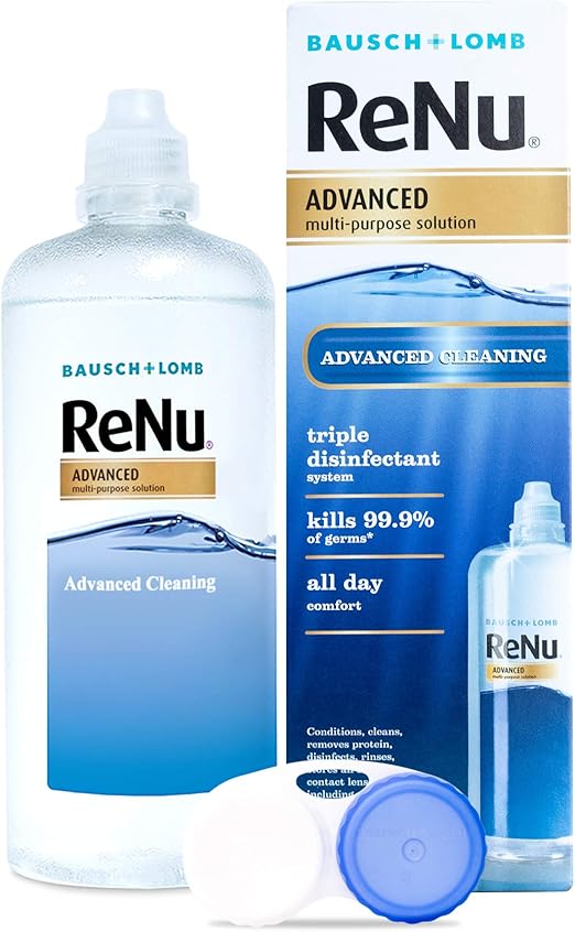 ReNu Advanced Multi Purpose Contact Lens Solution, More Than Clean For