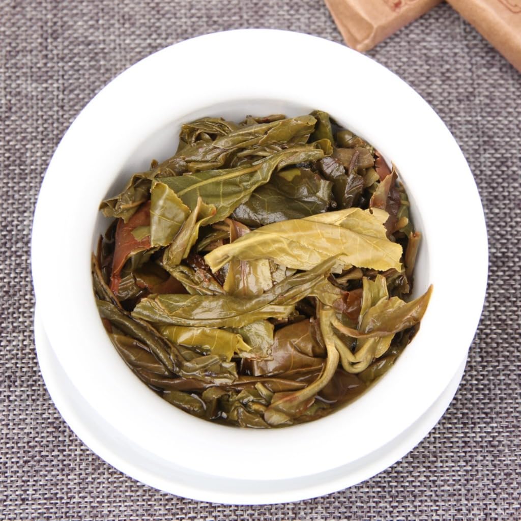 Tè Pu-erh Crudo Dello Yunnan | Mattone Di Tè Verde, Pre-segnato Per Una Facile Rottura, 36g/mattone | Confezione Singola | Tè Per Il Consumo Quotidiano (36g * 20/14.82 oz)