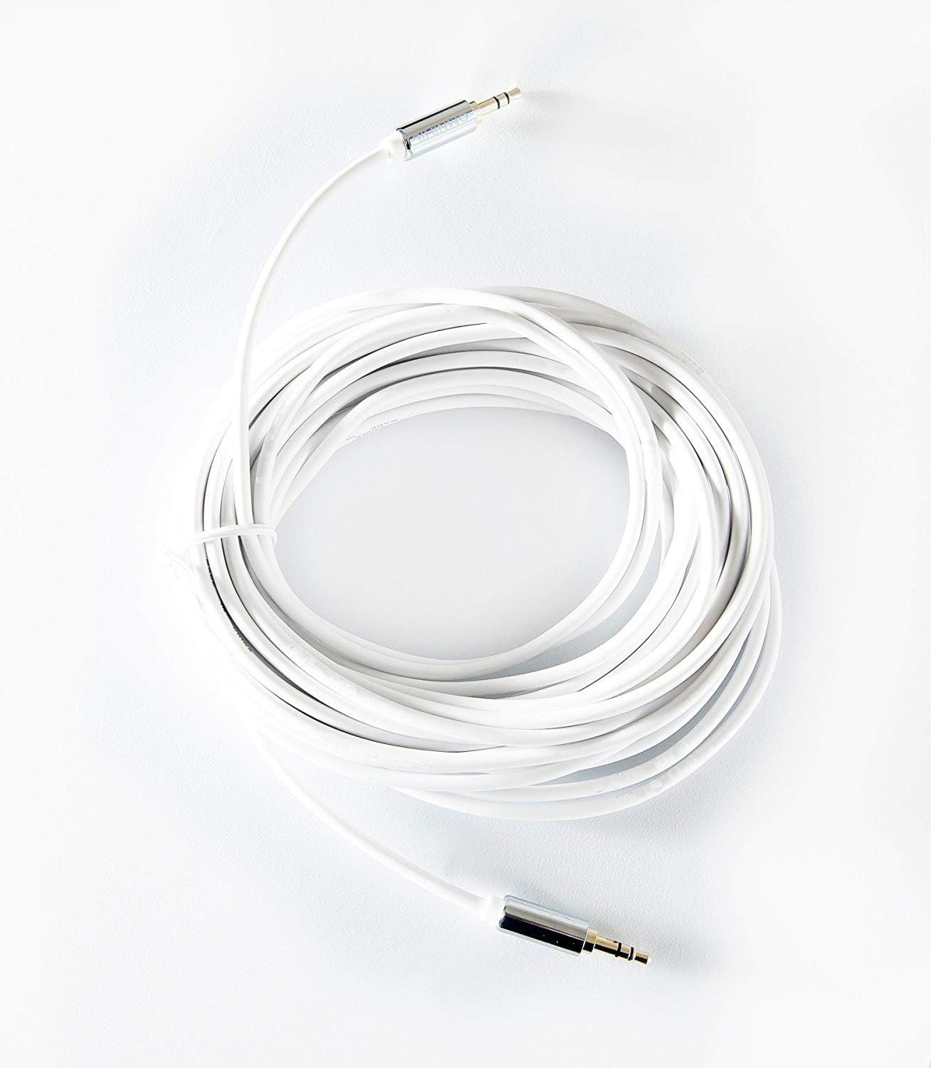 OMNIHIL 30 Feet Long 3.5mm Headset Audio AUX Extension Cable Compatible with Smof 2-in-1 Bluetooth Transmitter Receiver Smof4810