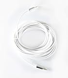 OMNIHIL 30 Feet Long 3.5mm Headset Audio AUX Extension Cable Compatible with ARVICKA SP-106 Blue LED USB Speakers- Wired Laptop Speakers 2.0 Channel Small Computer Speakers