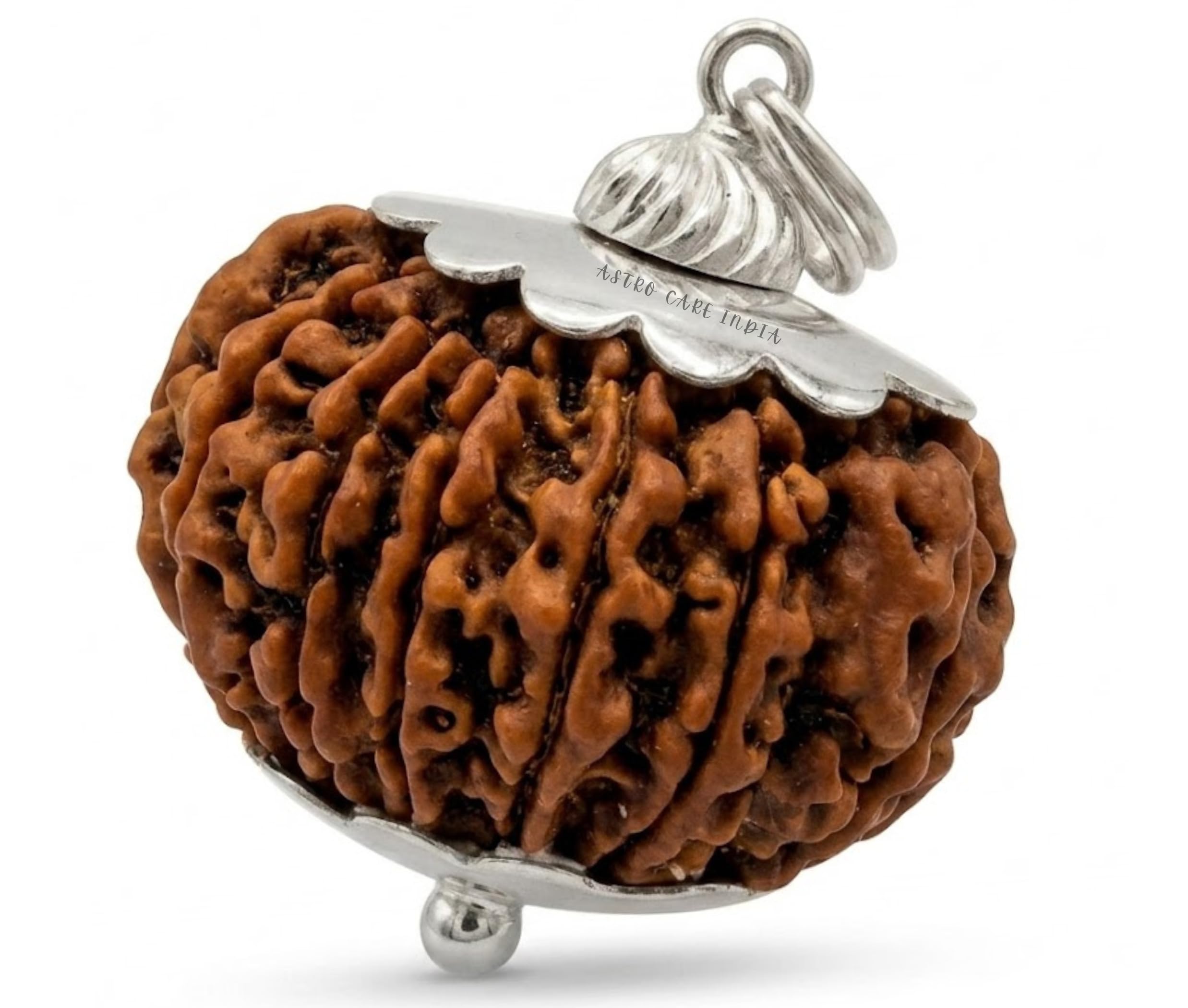Original 14 Mukhi Rudraksha Nepal | Certified 14 Face Rudraksh with Pendant 21mm | Nepali Rudraksha..-image-19