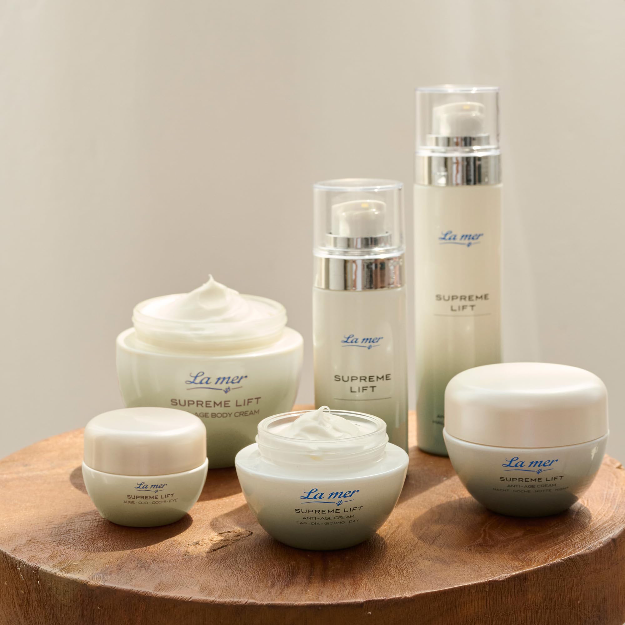 La mer Supreme Lift Anti-Age Body Cream - Verbesserte Rezeptur und Design - Strafft und spendet Feuchtigkeit für den Körper - Verbessert die Elastizität des Bindegewebes - Glättet und festigt - 200 ml