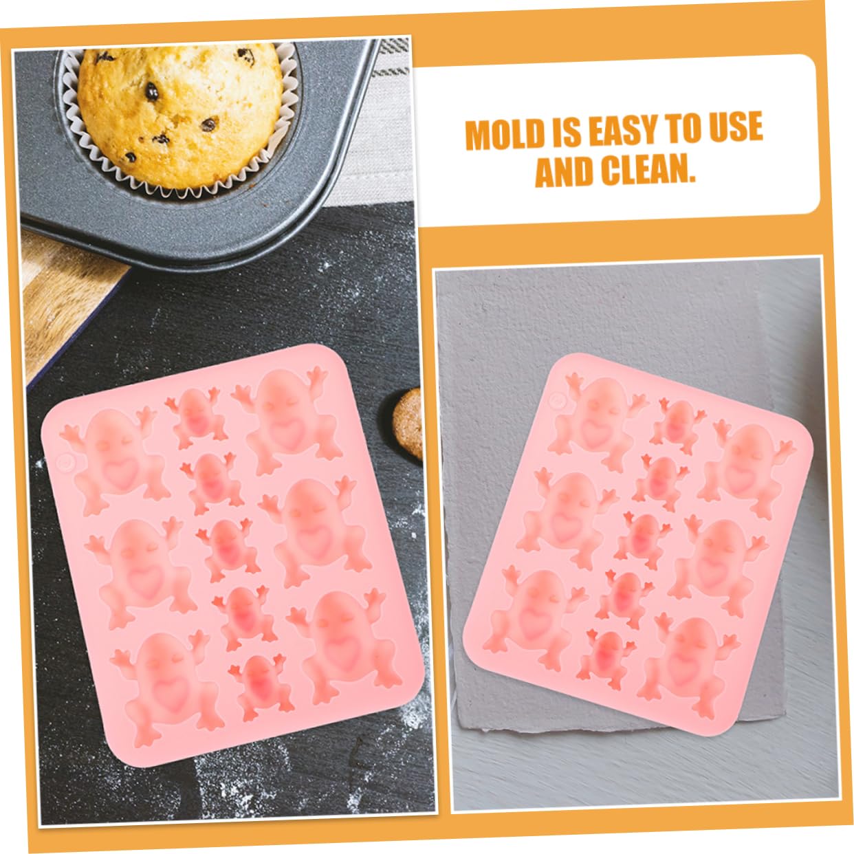 VILLCASE 10pièces Moule Silicone Forme De Pour Chocolat Et Pâtisserie Lot Pour Des Et Décorations De Gâteaux