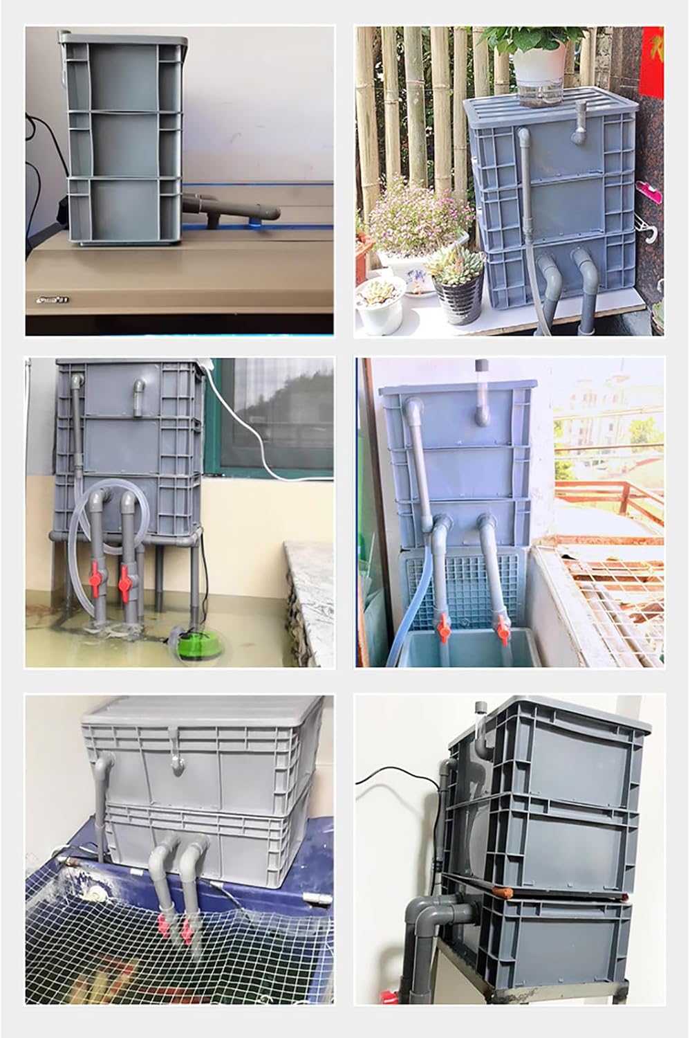 External Aquarium Filter for Fish Tanks & Ponds - Water Circulation System for Tropical Fish, Turtles, & Aquatic Life - Versatile Sizes for Optimal Filtration & Turnover