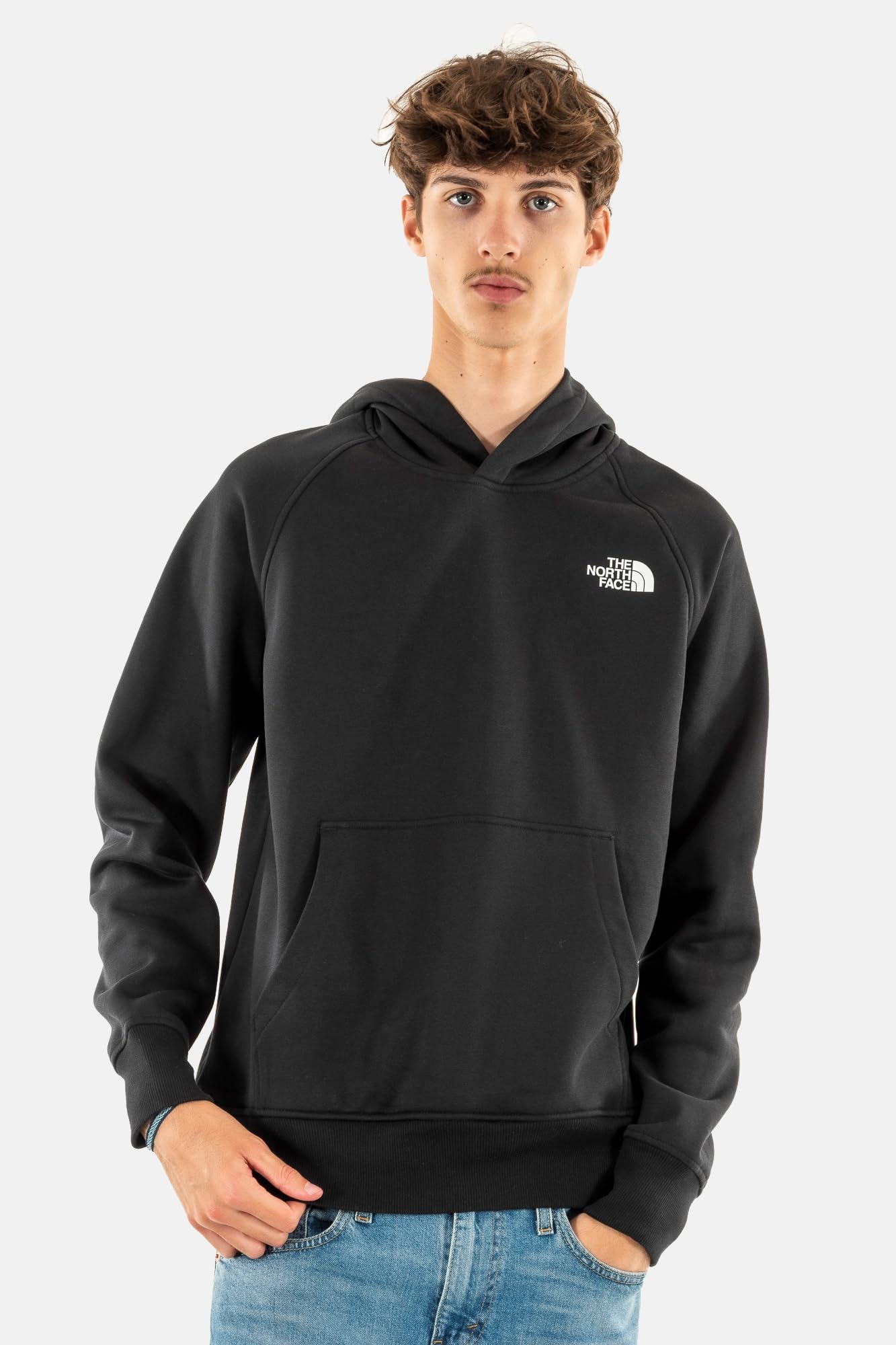 The North Face M Raglan Box NSE Hoodie Felpa con Cappuccio Uomo (Pacco da 1)