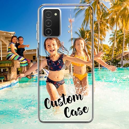 Miniatura 3 de MUNDAZE Funda personalizada con foto para Samsung Galaxy A03S - Diseña tu propia funda transparente