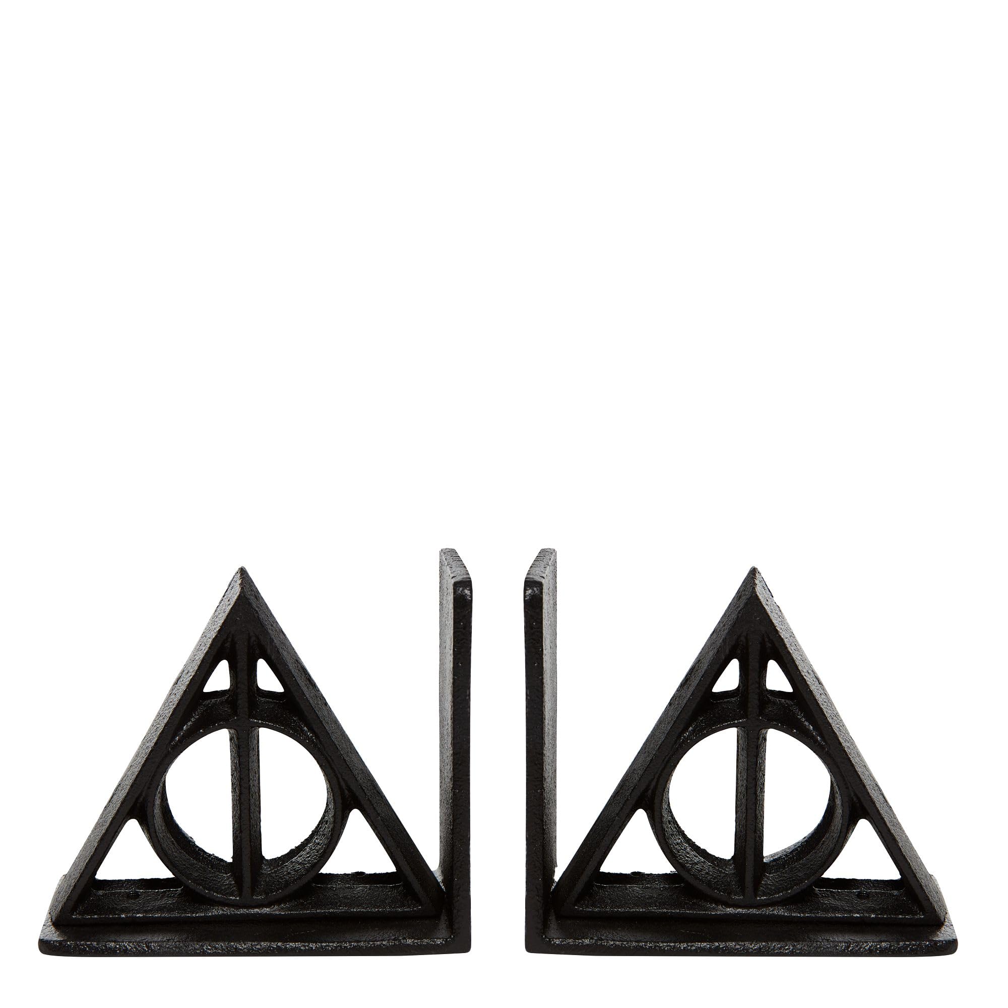 Wizarding World Of Harry Potter Deathly Hallows Bookends, Schwarz, 5.25 Inch