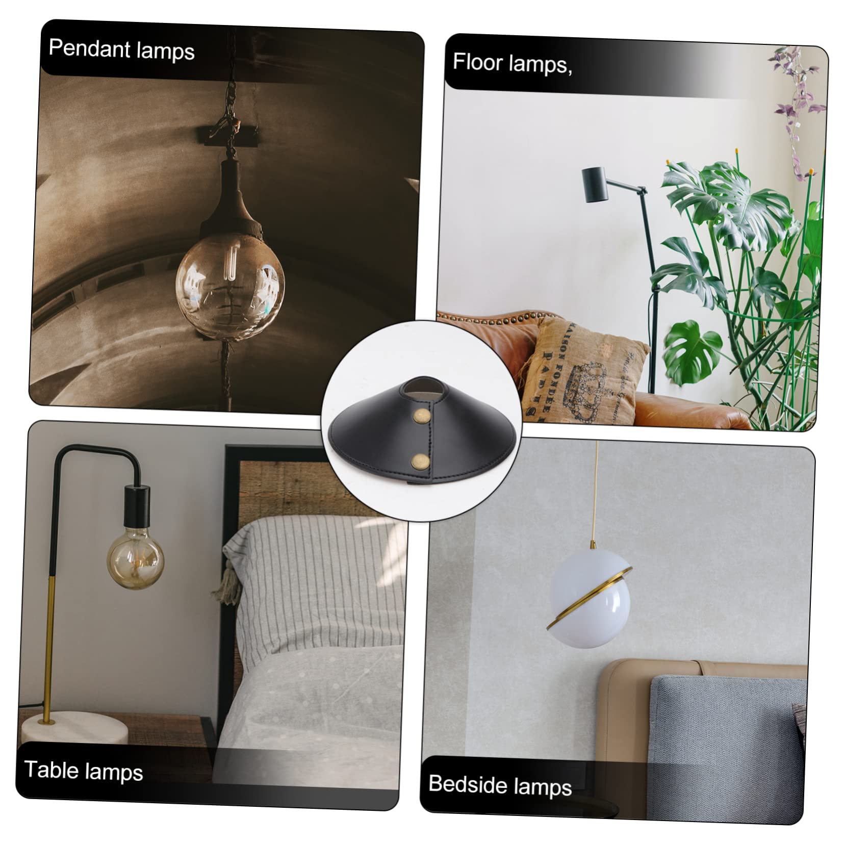 Angoily Paralume A Sospensione In Acrilico Opalino | Ricambio Elegante Per Lampade, Lampadari E Ventilatori A Soffitto | Forma A Campana | Facile Installazione, Adatto A Soggiorno, Camera E Hotel - 4