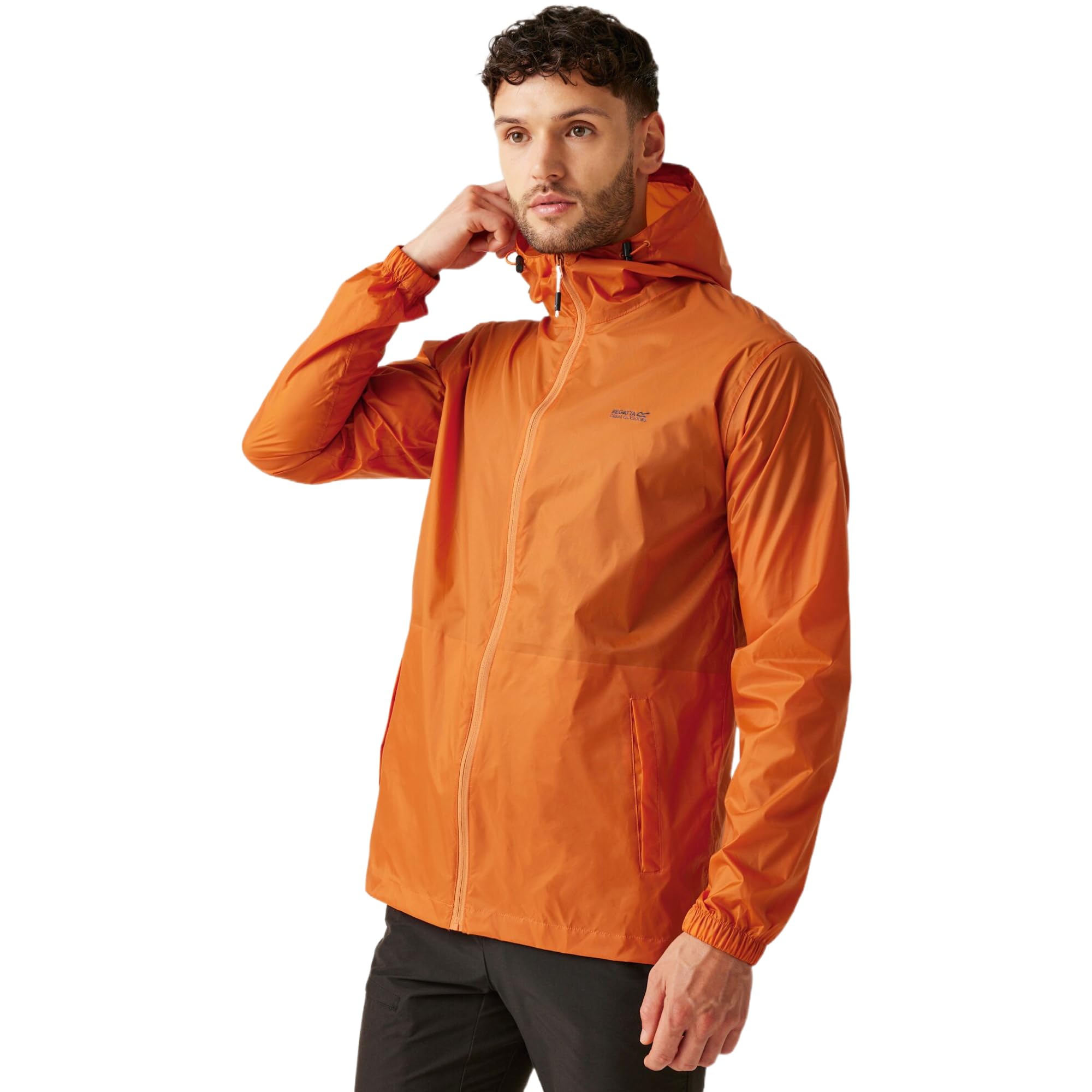 Regatta Mens Pack It III Waterproof Walking Jacket Pack-Away Breathable Lightweight