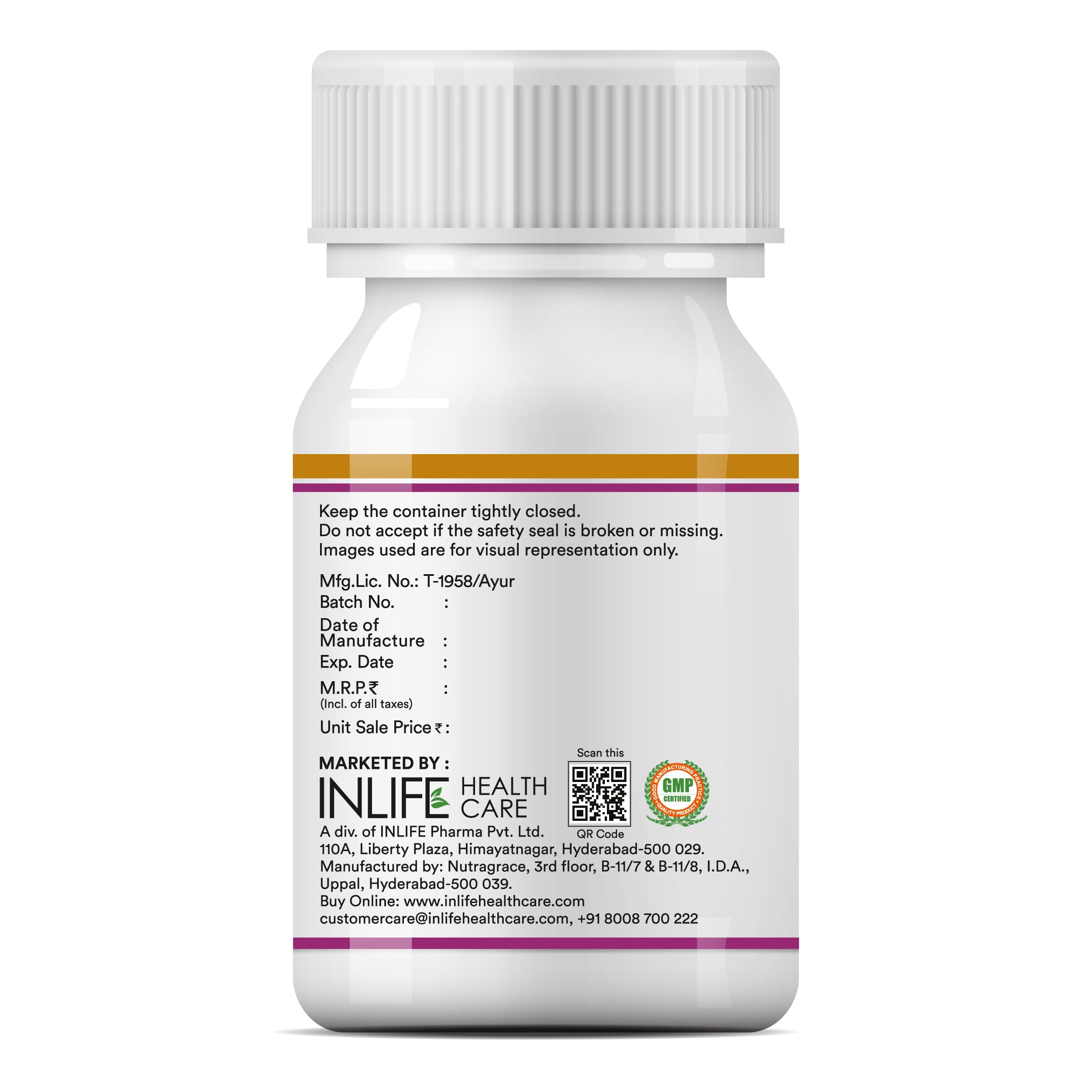 INLIFE Garlic Oil Supplement 500mg, Lashuna Taila, 60 Capsules 3