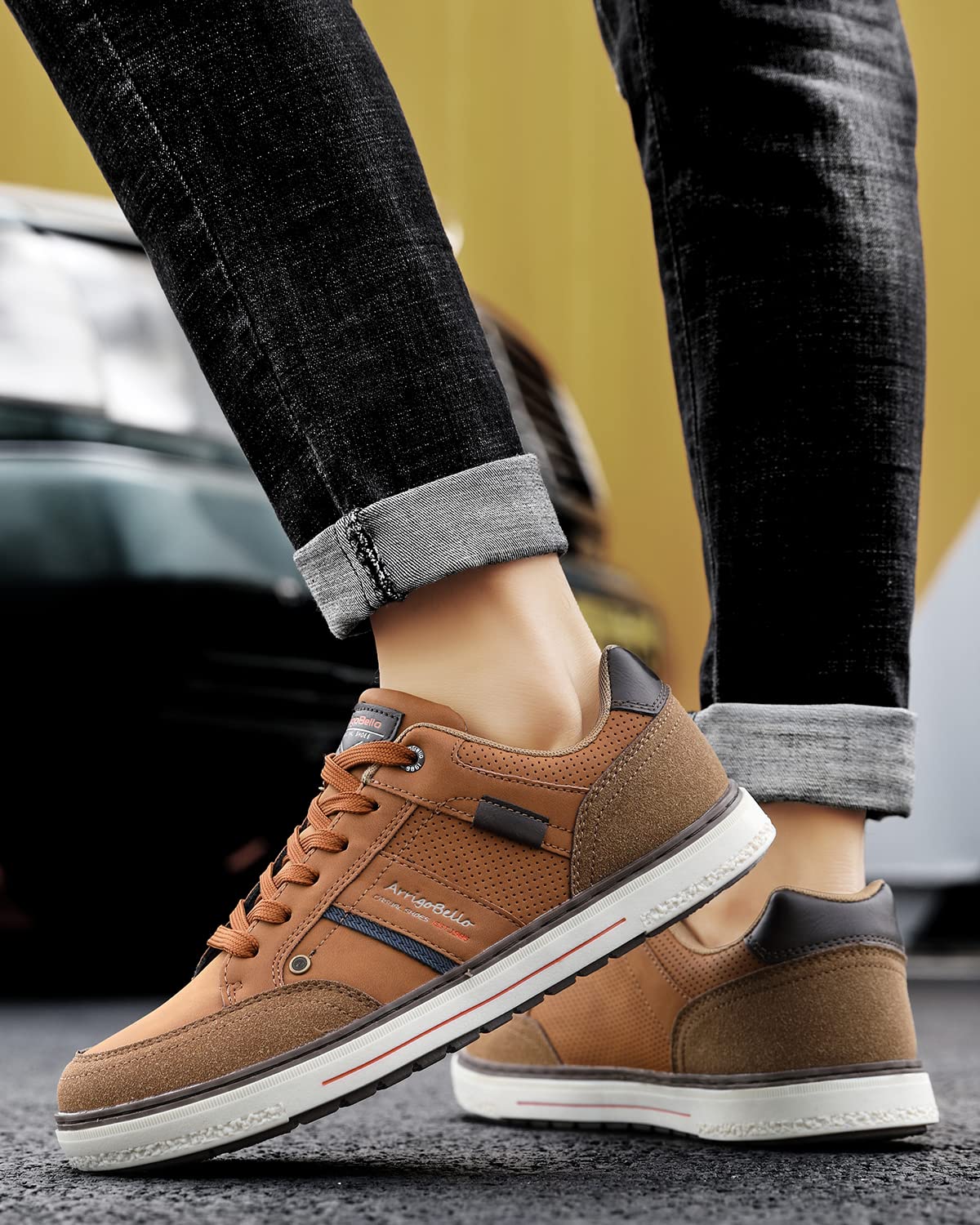ARRIGO BELLO Sneaker Herren Freizeitschuh Schuhe Berufsschuhe Sportschuhe Outdoor Leichtgewicht Walkingschuhe Sneakers Größe 41-46