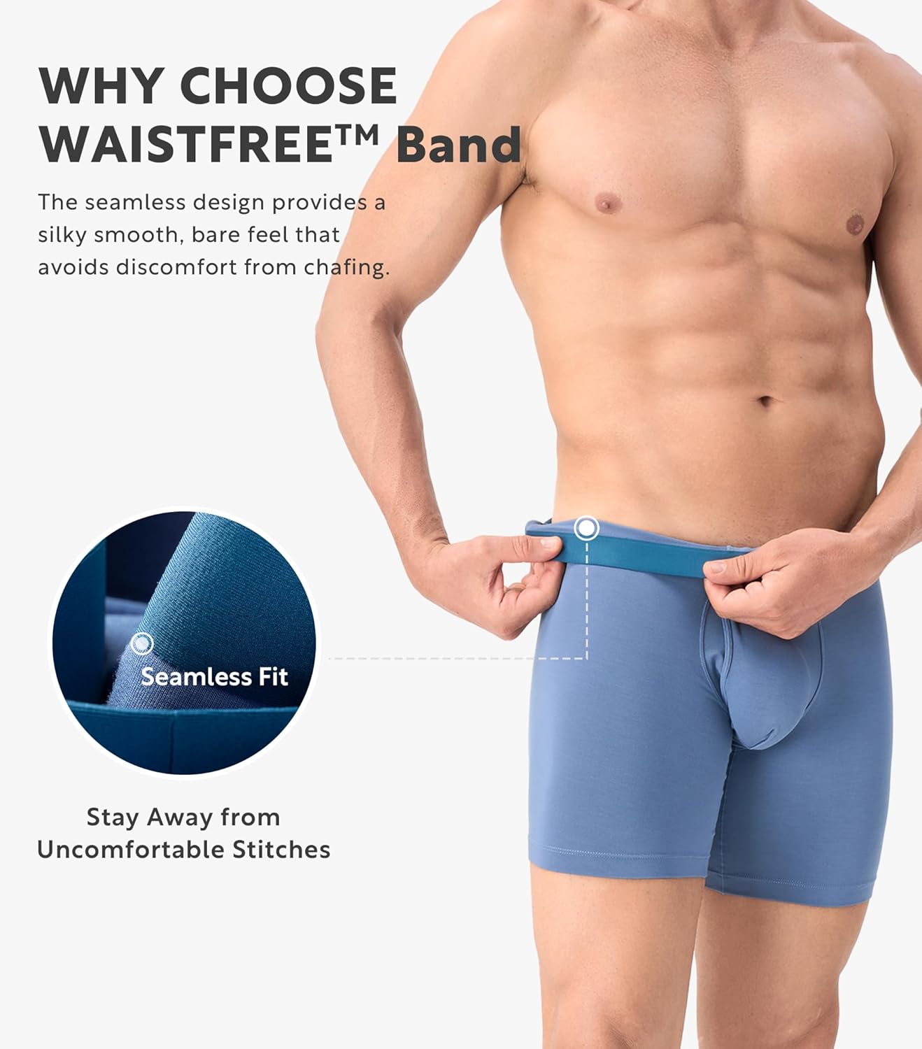 DAVID ARCHY Men’s Seamless Underwear, Rayon Made from Bamboo, Breathable Moisture-Wicking Comfort Pouch, 4 Pack - Image 3