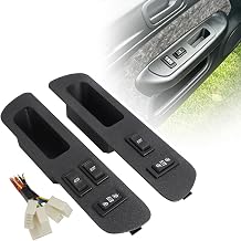 Power Window Switch & Bezel Assembly for 1995 Nissan 240SX S14 LHD | Driver & Passenger Side Set, Durable & Reliable Construction