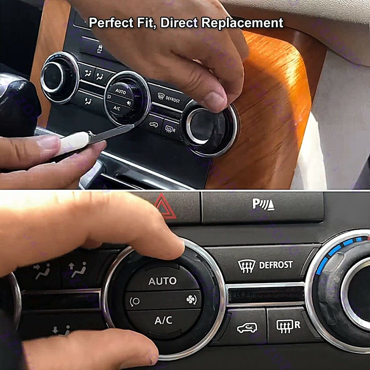 3 manopole di controllo del volume CA per console centrale, LR029591, adatte per Land Rover Discovery 4 (2009-2016) e adatte per Range Rover Sport (2006-2013) manopola aria condizionata