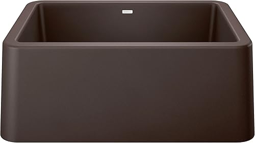 Vista 77 de Blanco Ikon Silgranit - Fregadero de cocina, 27x19x9, negro carbón