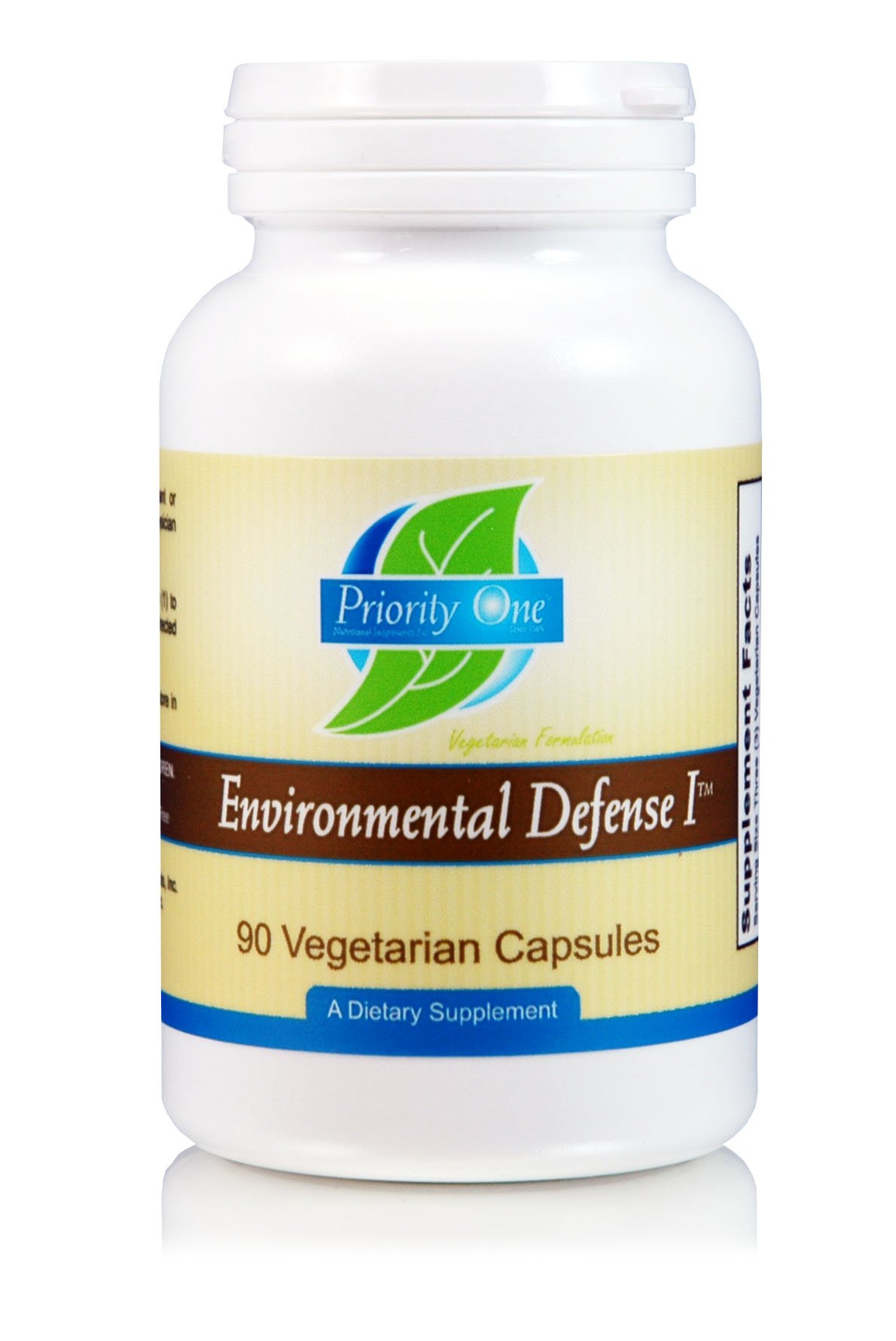 Priority One Vitamins Environmental Defense I 90 Vegetarian Capsules - Supports Healthy Bowel Function.*