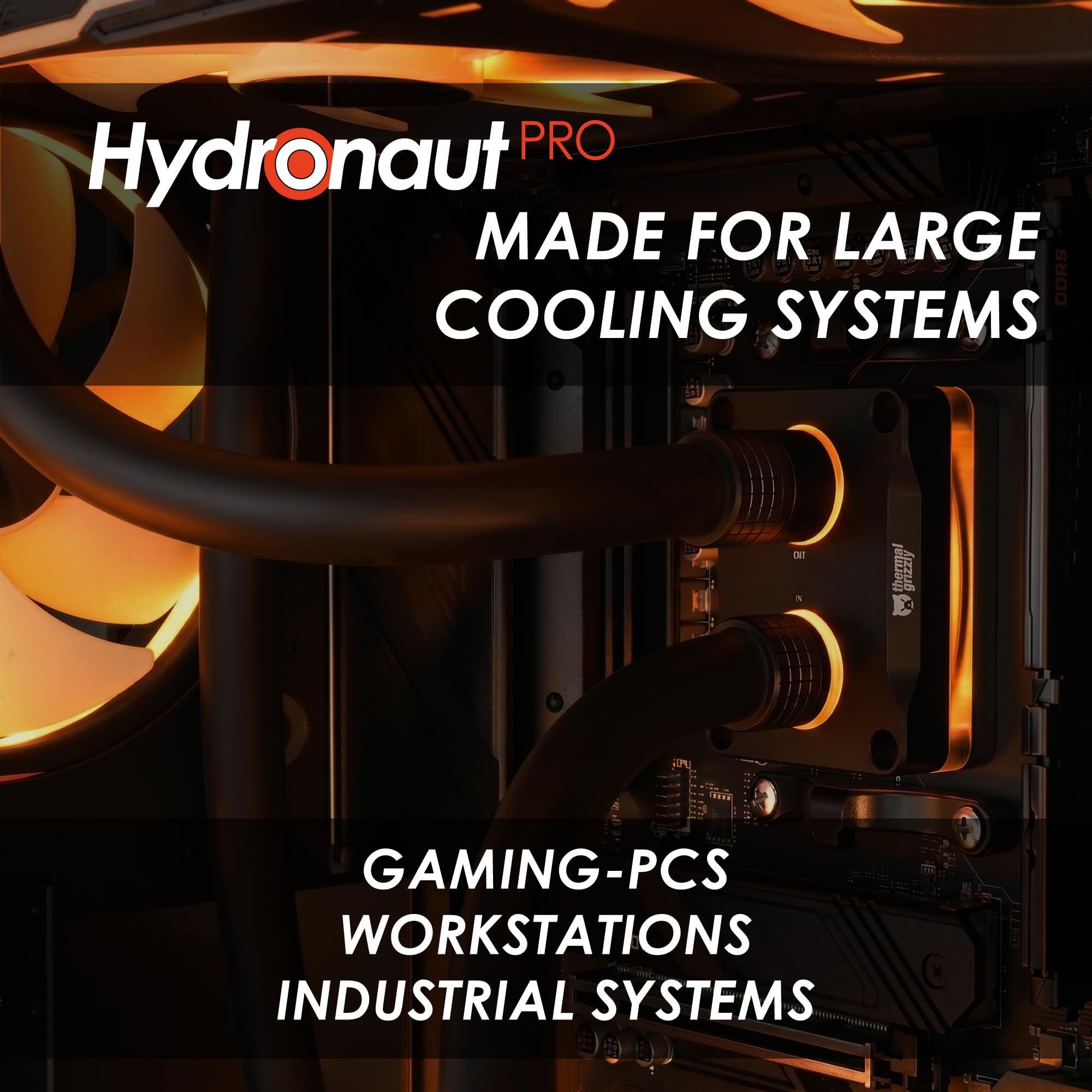 Thermal Grizzly Hydronaut Pro 30g Pasta térmica CPU GPU | Sin silicona, grandes superficies, refrigeración líquida, workstation, industria, no endurece, formato 30g
