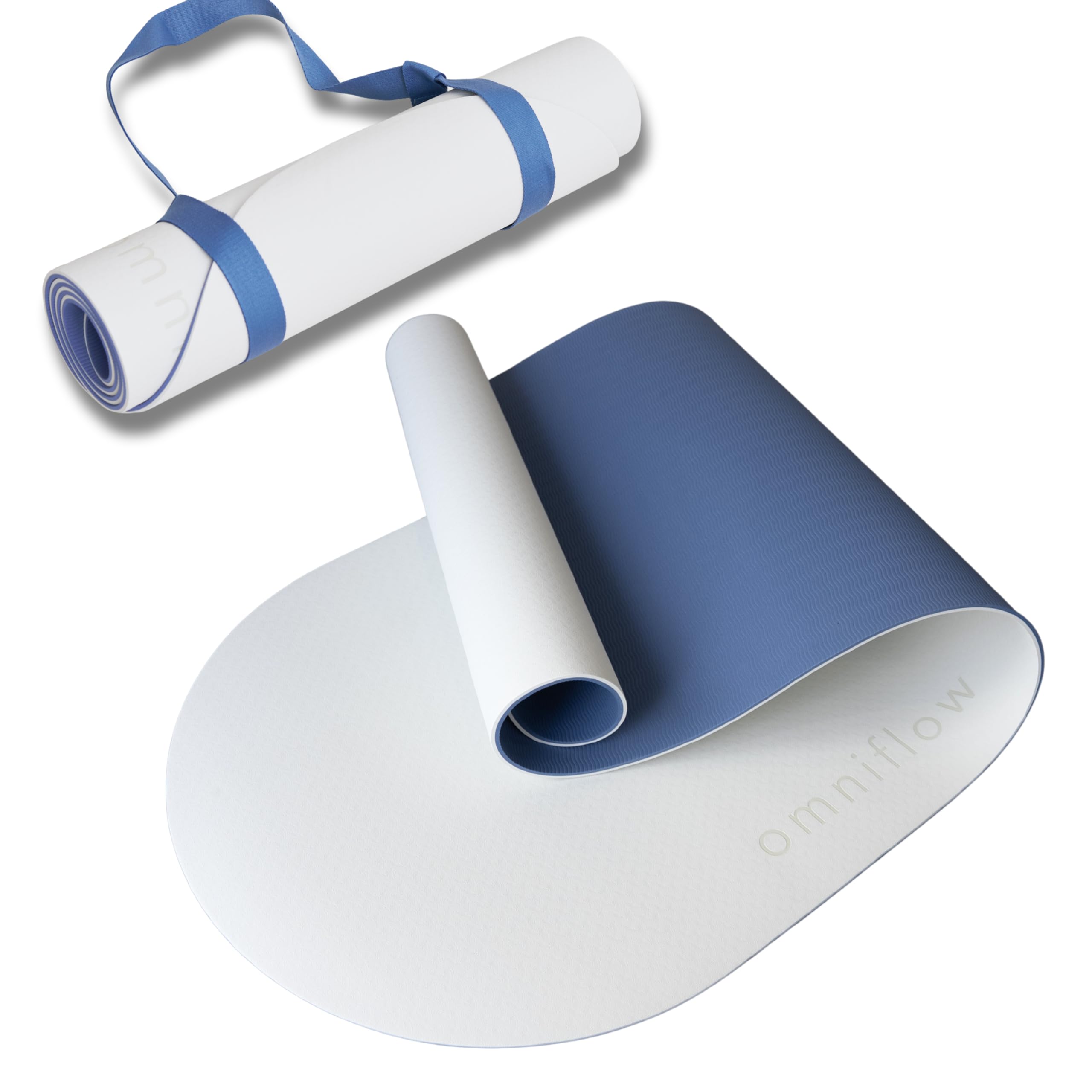 Amazon | omniflow まあるい ヨガマット 丸型【プレミアムTPE】8mm