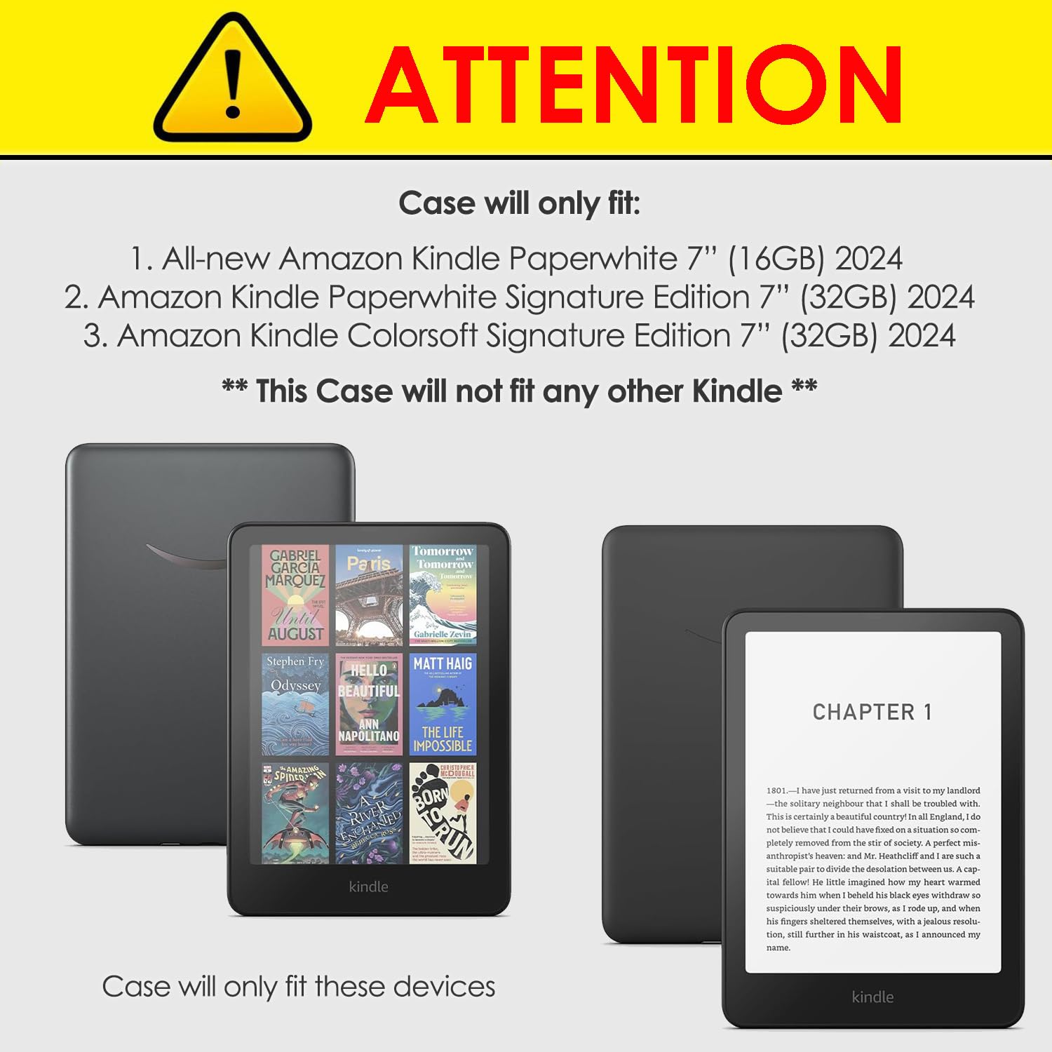 Forefront Cases Custodia Amazon Kindle Paperwhite 7" 2024 16 GB e Signature Edition 32 GB Colorsoft - Oro Rosa - Sottile Leggero Protettiva Auto Svegliati Sonno Cover
