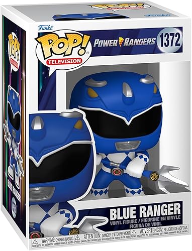 Funko POP! TV Mighty Morphin Power Rangers 30 aniversario - Blue Ranger - Power Rangers TV - Figura de vinilo coleccionable - Idea de regalo -