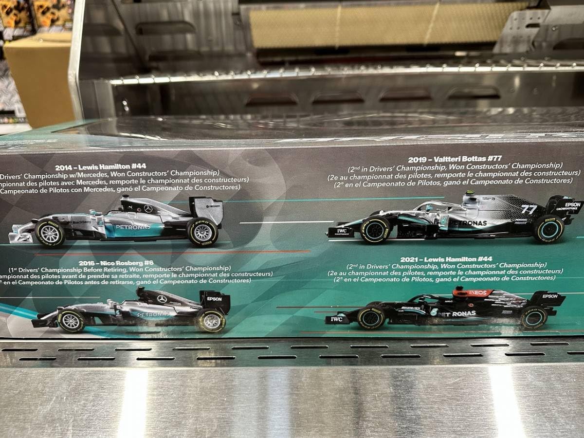 burago - FORMULA RACING 1/43 Mercedes - AMG F1 6台セット - F1