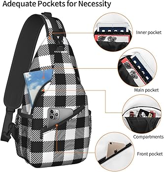 Amazon | [RFSHOP] チェック柄 白黒格子縞 チェック 個性的 ブラック