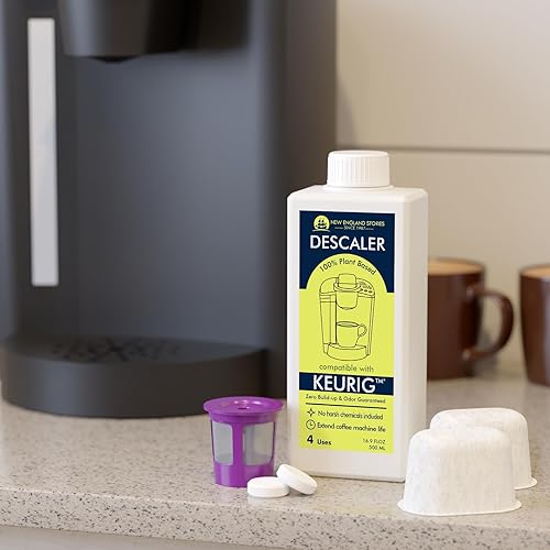 Miniatura 7 de New England Stories Keurig - Juego de descalcificación compatible con 1 año, incluye 1 botella de descalcificador (4 usos), 12 tabletas de limpieza,