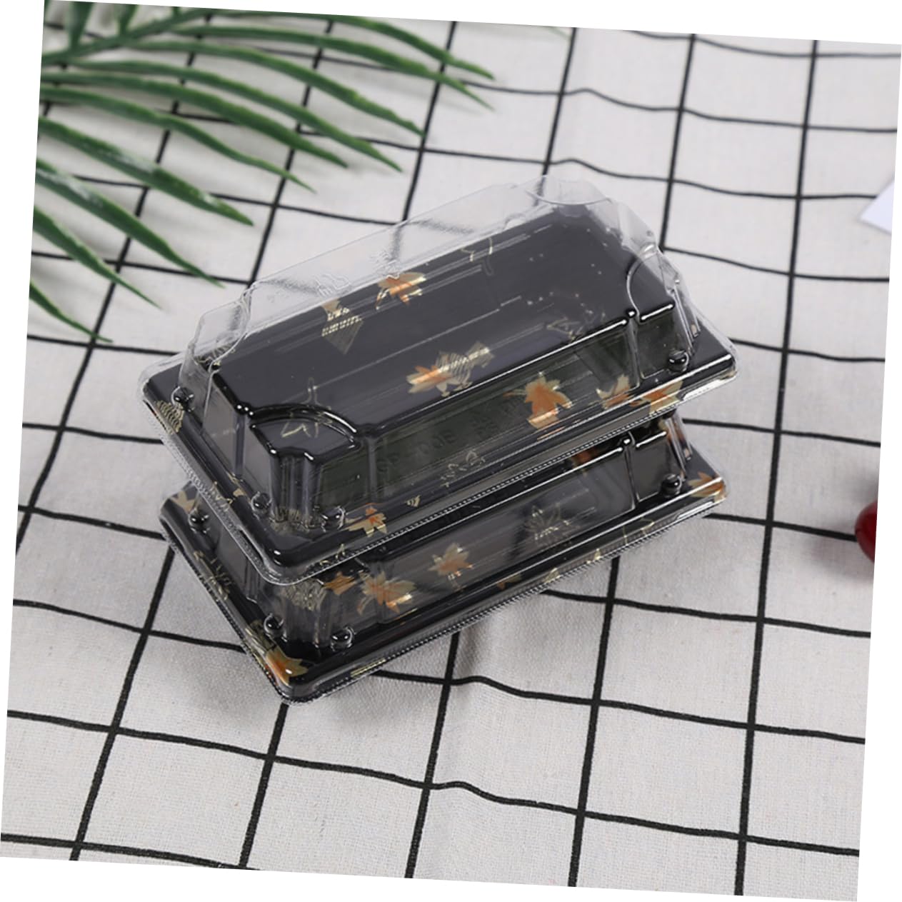 OSOLADY Thickened Sushi Packing Boxes 50pcs Carry Out Containers for Food Trucks Parties
