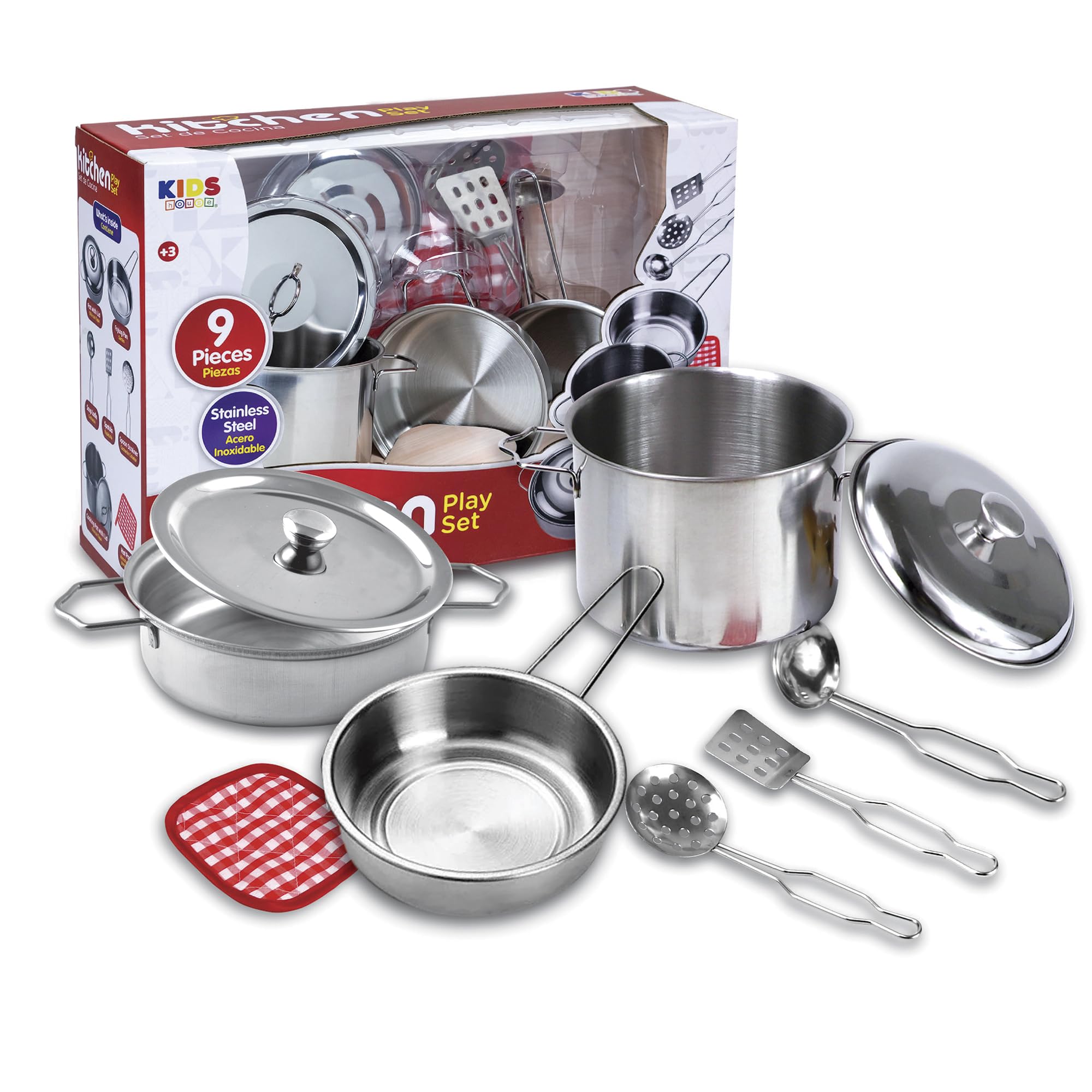 Utensilios Cocina Cazuelas De Juguete Set Cocina Niños Juego De
