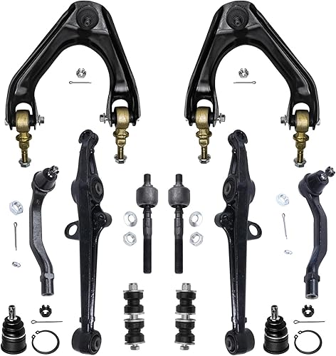 Miniatura 74 de Detroit Axle - Kit de suspensión delantera FWD de 12 piezas para Toyota Matrix Pontiac Vibe 2003 2004 2005 2006 2007 2008, 2 brazos de control