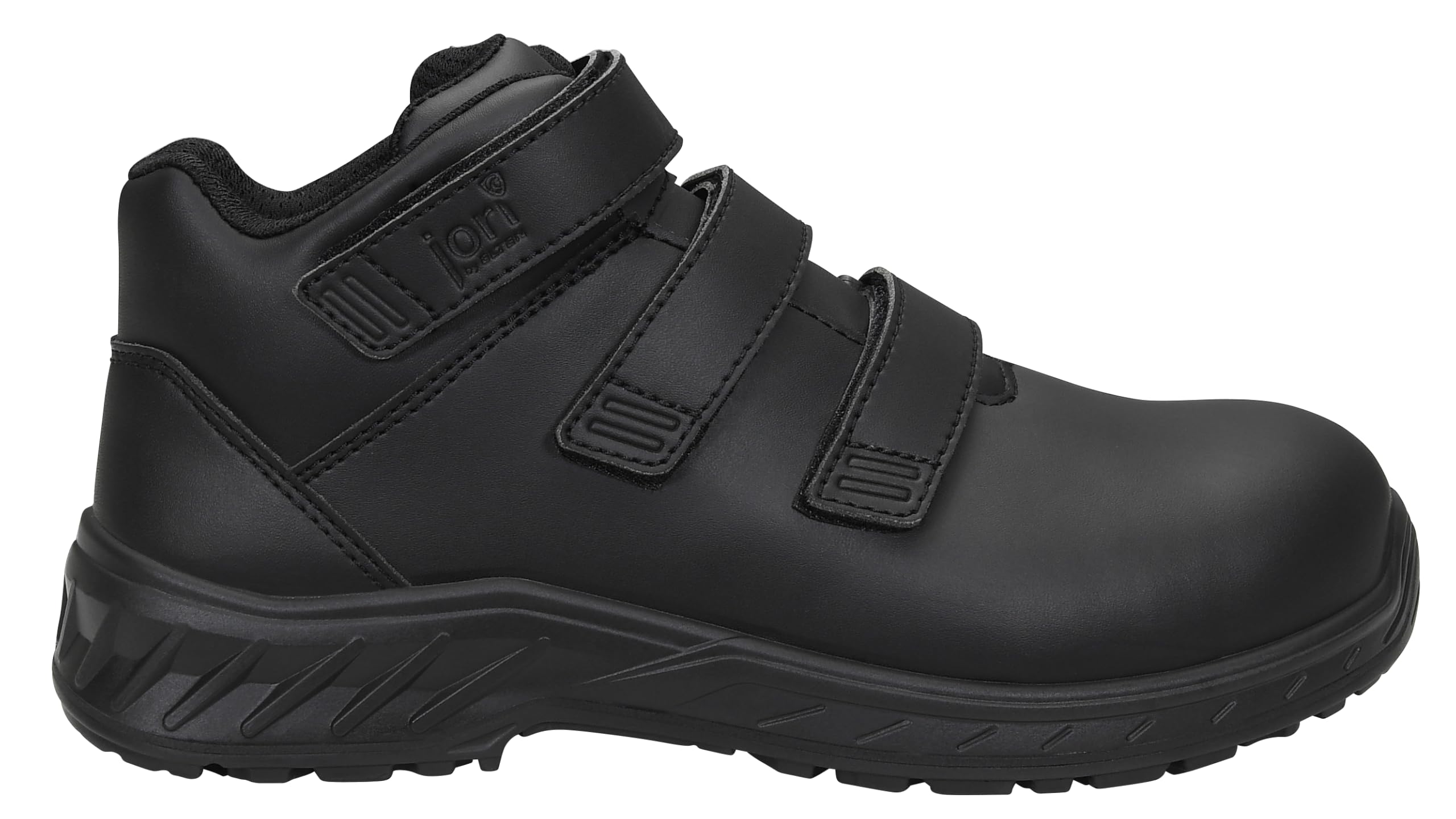 ELTEN jo_CLEAN Strap black Mid ESD S3S | Sicherheitsschuhe für Damen & Herren, Kunststoffkappe, leicht, atmungsaktiv