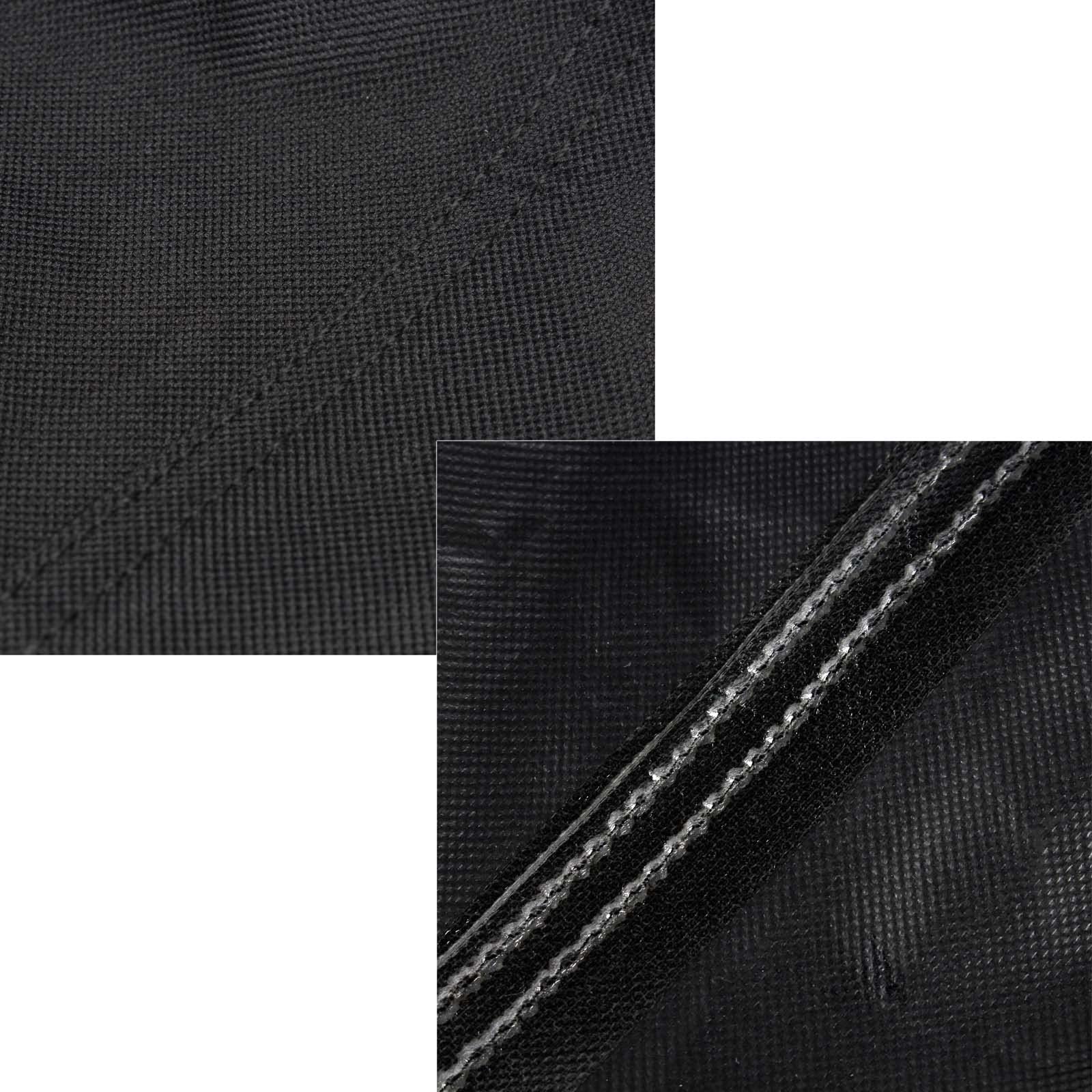 Funda para barbacoa 147x61x122cm negra cubierta resistente a la intemperie BBQ parrilla