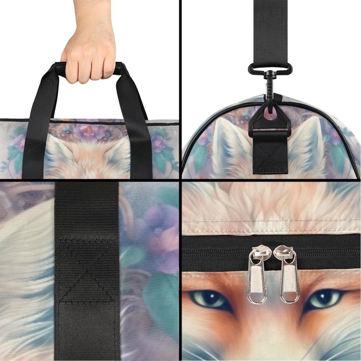 Personalisierte Sporttasche für Jungen und Herren, individuelle Sport-Reisetasche mit Schuhfach, maßgeschneiderte Mädchen-Tanztasche, Wochenend-Übernachtungstasche für Frauen und Kinder,