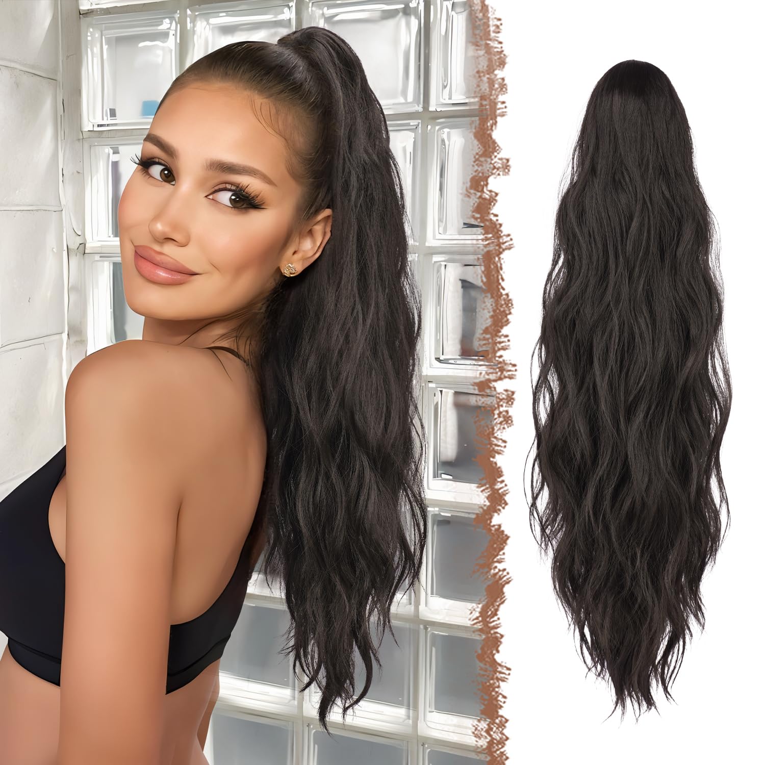 FESHFEN Ponytail Extensions