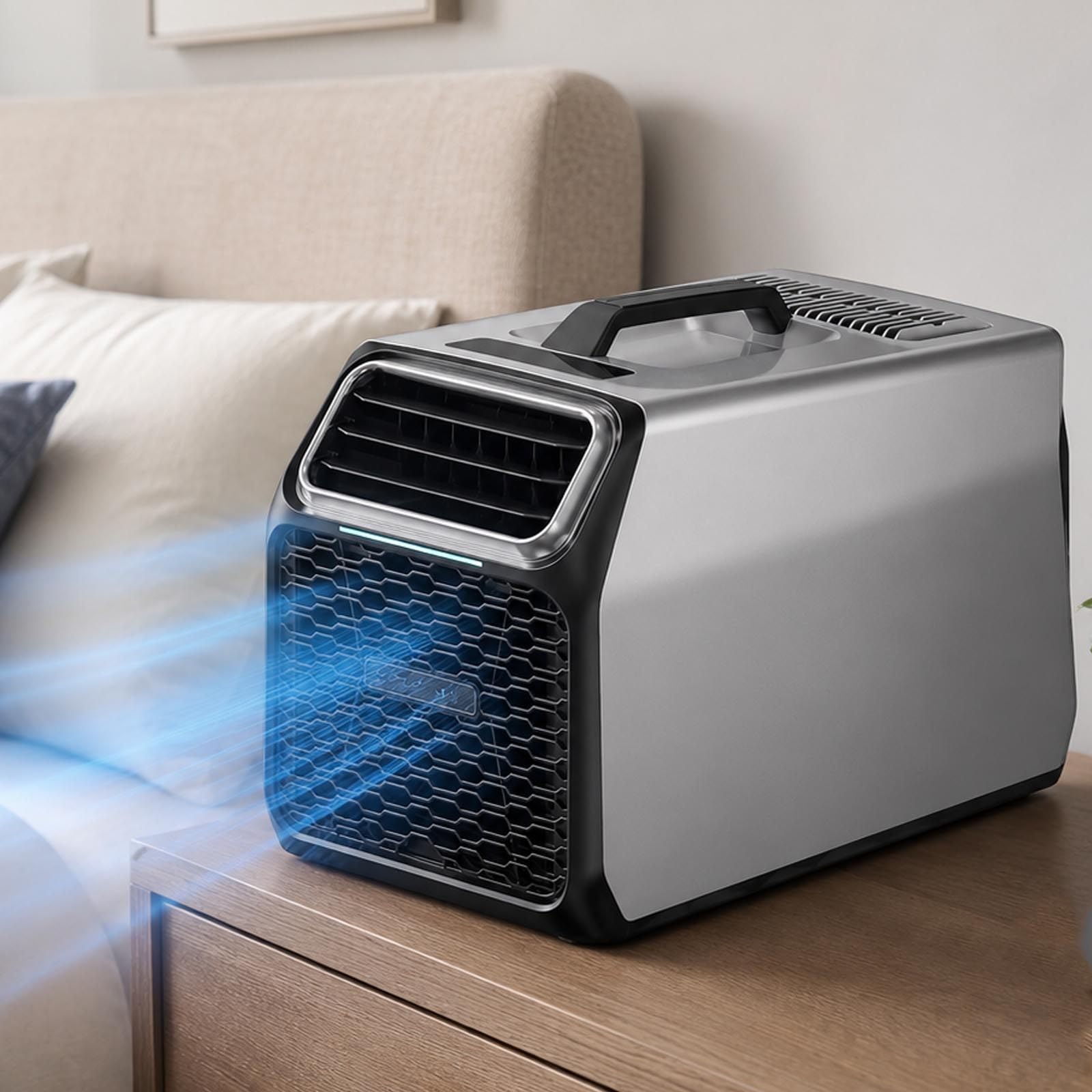 Menglanchang Grey 5000 Btu Rv Air Conditioner, Portable Ac With Dehumidifier Mode -220V