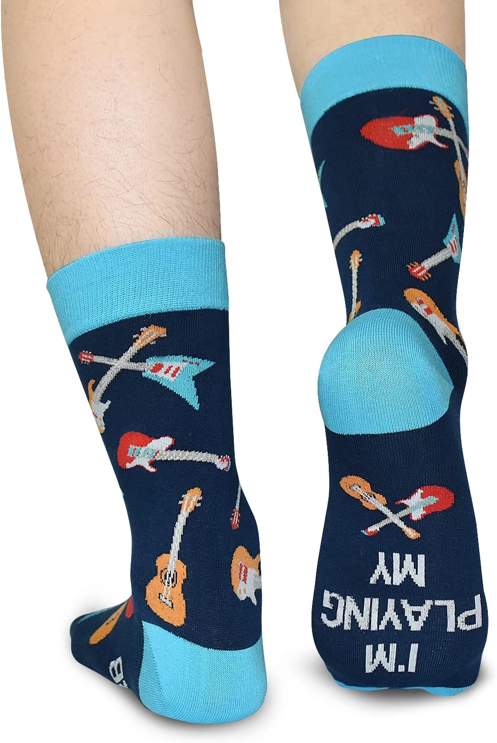 GOLIN Novelty Birthday Christmas Gifts for Men Women - Funny Saying Crew Socks Silly Funky Dress Socks - Image 5