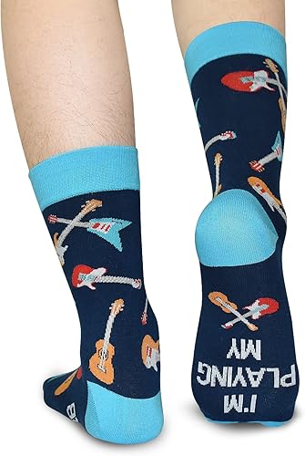 Miniatura 4 de GOLIN Novelty Birthday Christmas Gifts for Men Women - Funny Saying Crew Socks Silly Funky Dress Socks