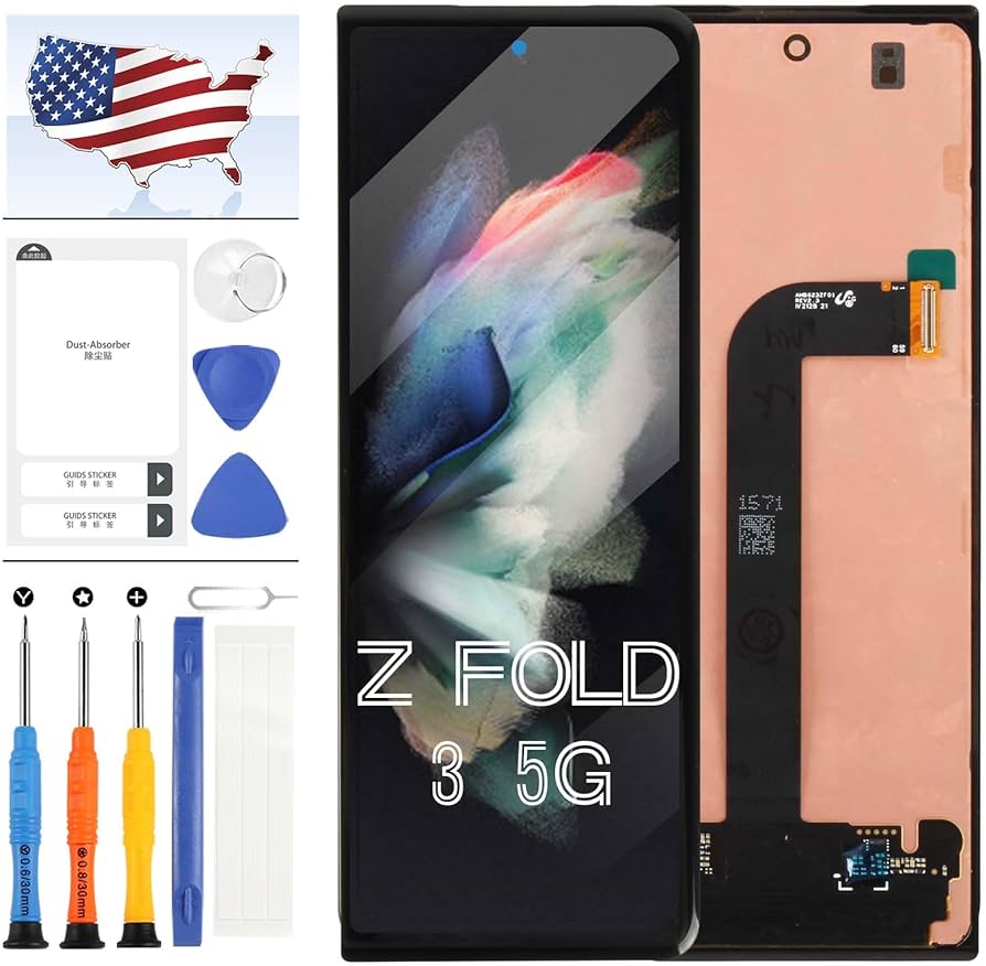 Samsung Galaxy Z Fold 3 docomo フィルム張替済 Samsung Galaxy Z Fold 3 docomo フィルム張替済 保護フィルムに亀裂が入り