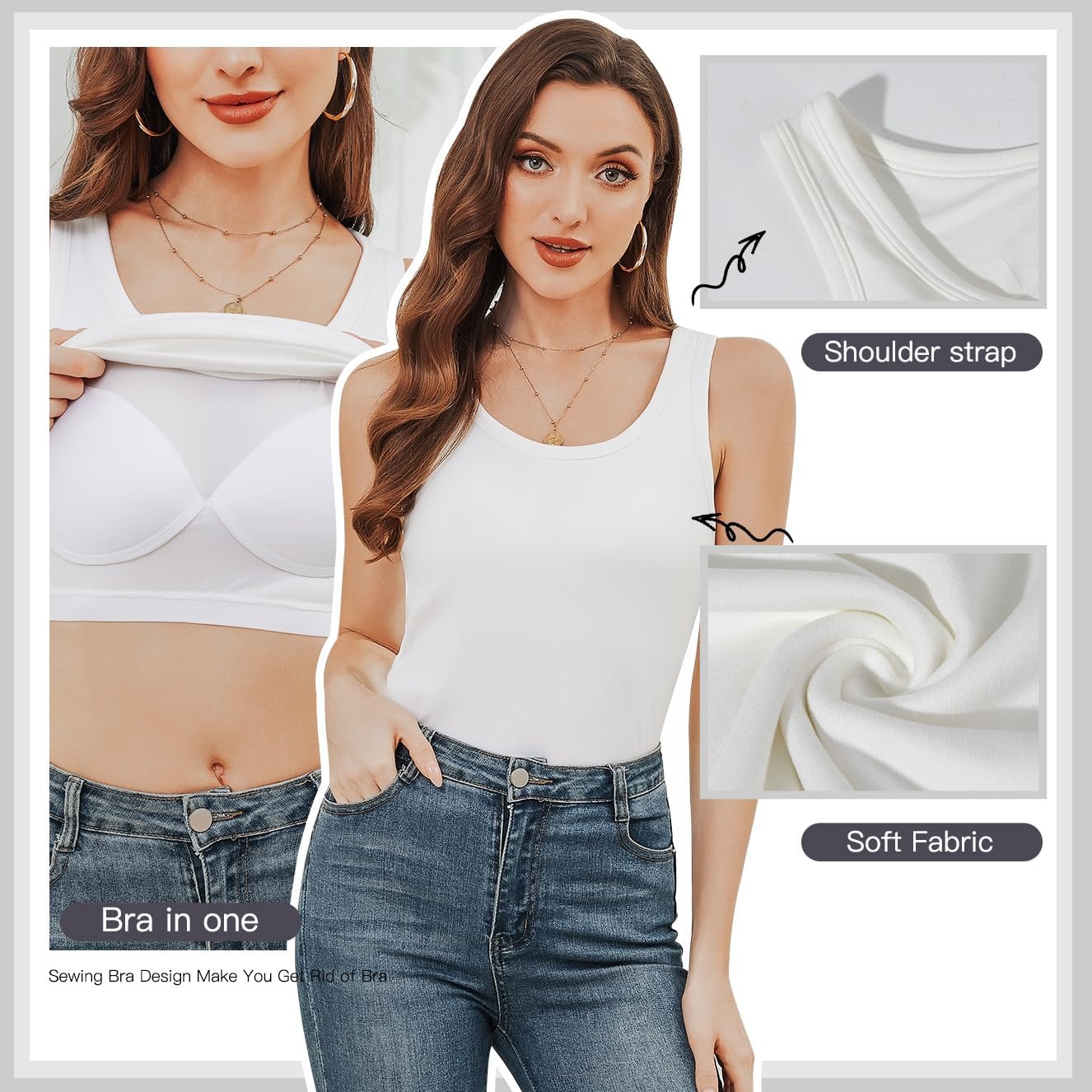 JOYSHAPER Thermal Tank Top for Women Round Neck Sleeveless Vest for Winter Underwear Tops - Image 6